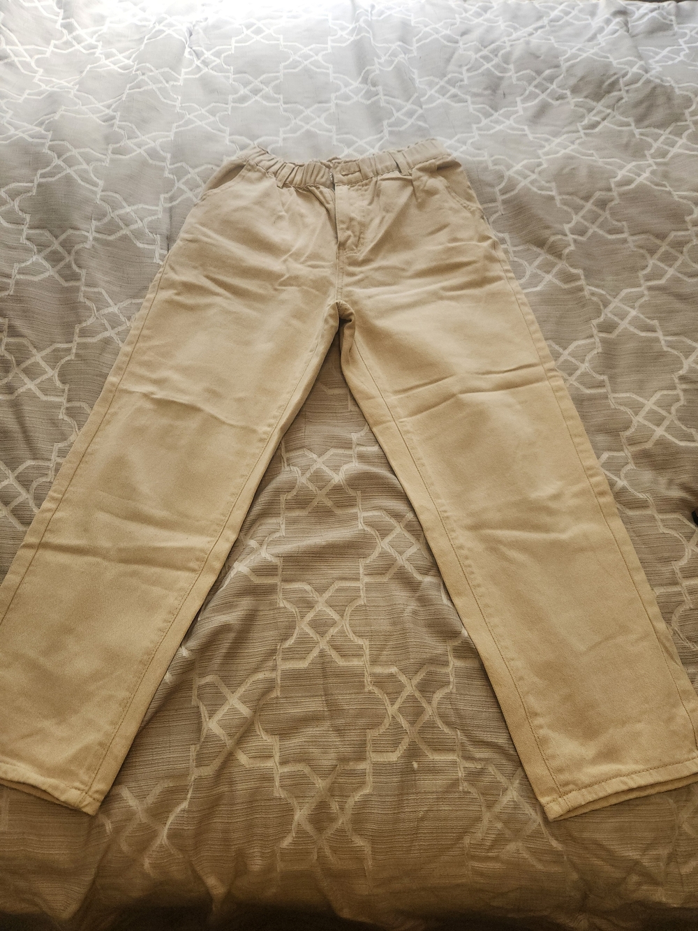 SHEIN Beige Straight-Leg Women's Jeans